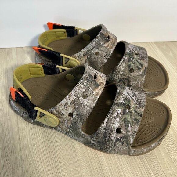 CROCS Other - Crocs All Terrain Realtree Edge Clogs Men’s 6 Women’s 8 Camo Outdoor Shoes